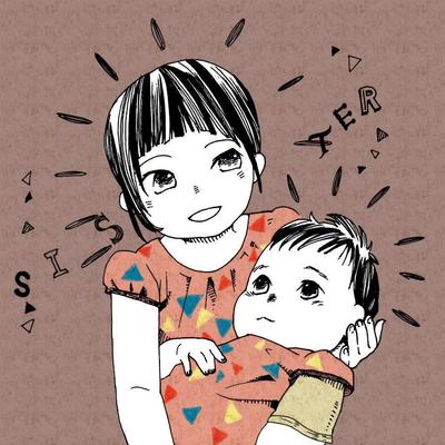 子ども２人のSNS用アイコン