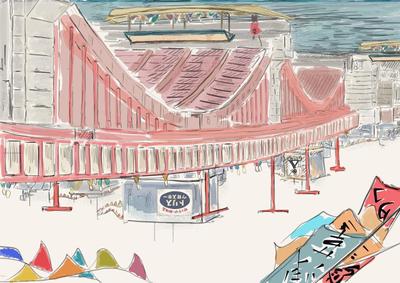 銀だこ 店内に飾る絵