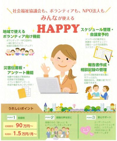 社会福祉協議会向け事務システム「HAPPY」概要