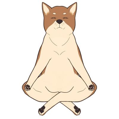 柴犬のデフォルメイラスト