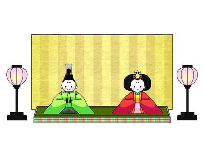 ひな祭り_Pixta用イラストカット