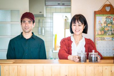 カフェの撮影