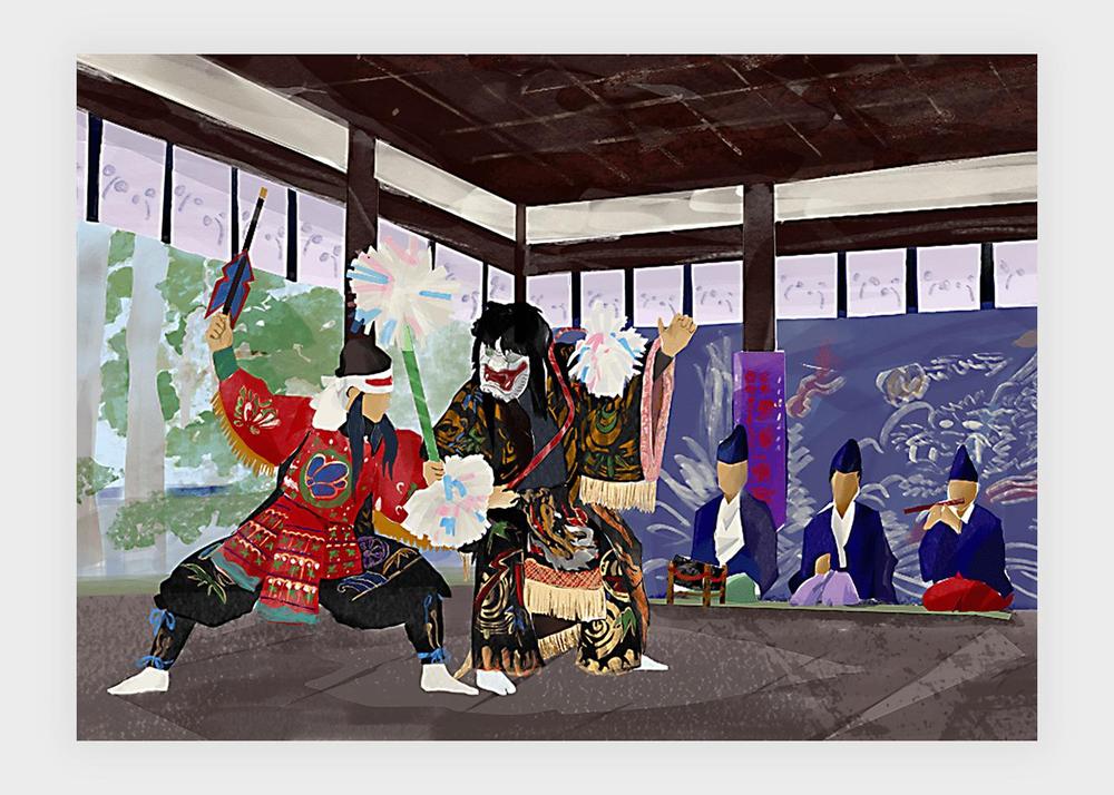 社内報用表紙イラスト制作（１２ヶ月）
