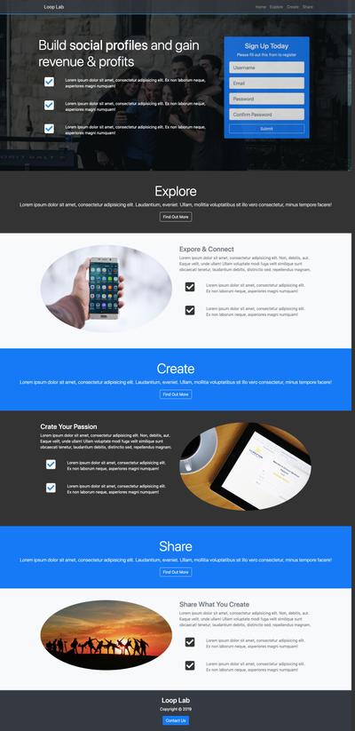 Bootstrapコーディング