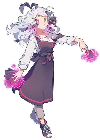 カードショップの看板娘バージョン違いデザイン