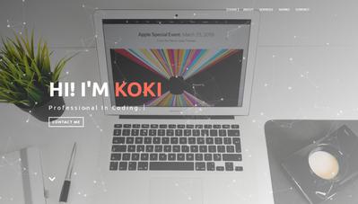自分のポートフォリオサイト