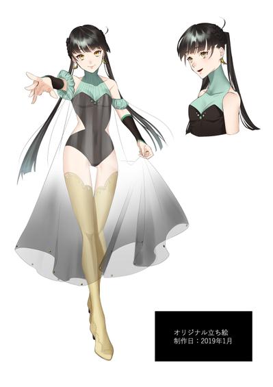 女性キャラ　立ち絵