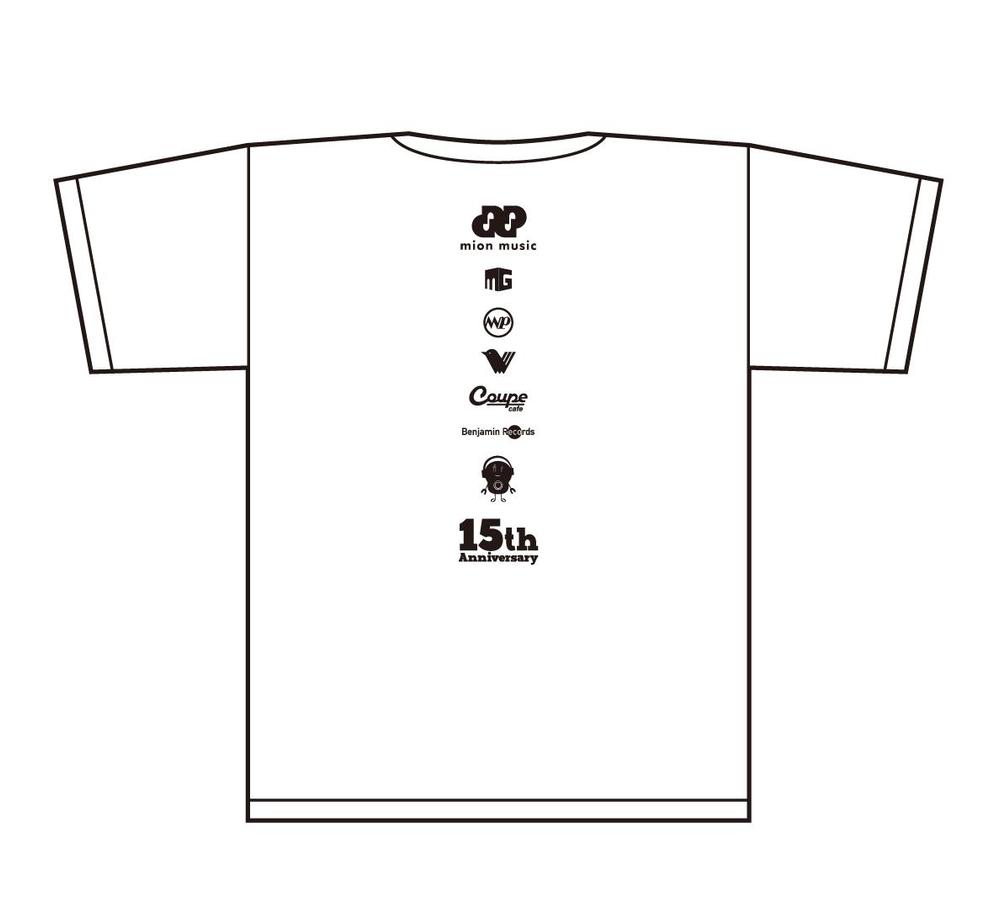 ミュージックスクール15周年記念Tシャツ（バック）