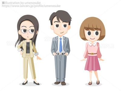 ユーザーを意識した人物キャラクターデザイン