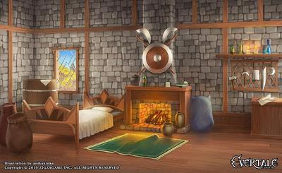 主人公の部屋