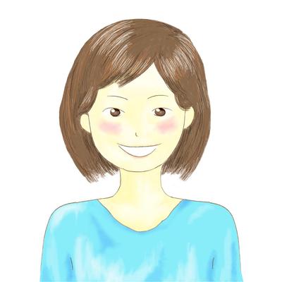 女の子　笑顔　イラスト