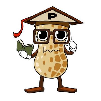 Mr.ピーナッツのようなキャラクターデザイン
