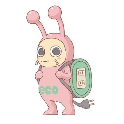 エコで親しみやすい動物のキャラクターデザイン