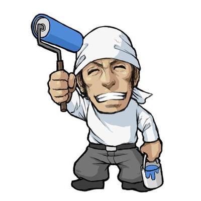 漢気のある塗装職人のキャラクター