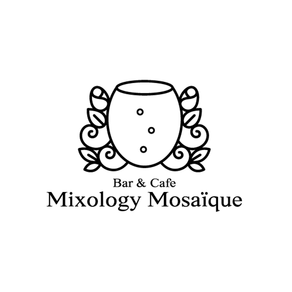 飲食店 「Bar & Cafe Mixology Mosaïque」のロゴ