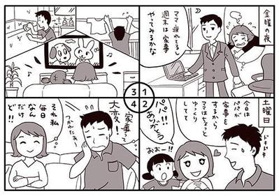 パパ活推進のための「パパあるある」マンガ　週末編