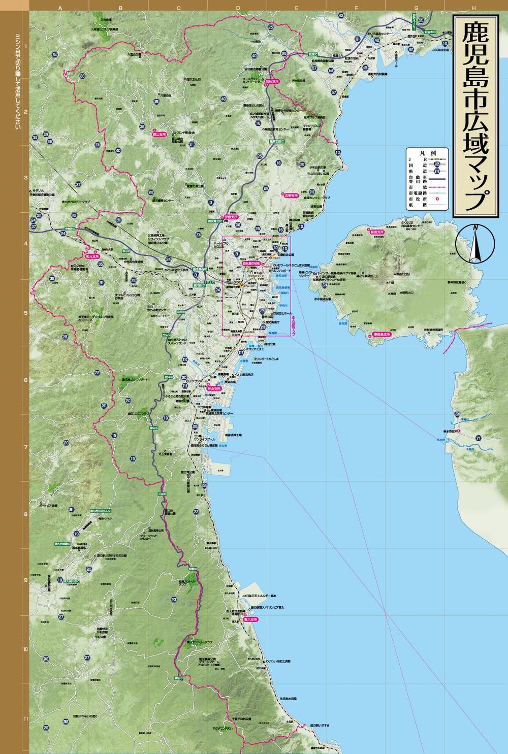 鹿児島市全域地図 - ランサーズ