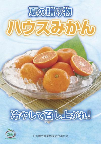 日本園芸農業協同組合連合会　ハウスみかん販促ポスター