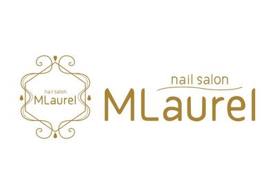 nail salon MLaurelのロゴ制作