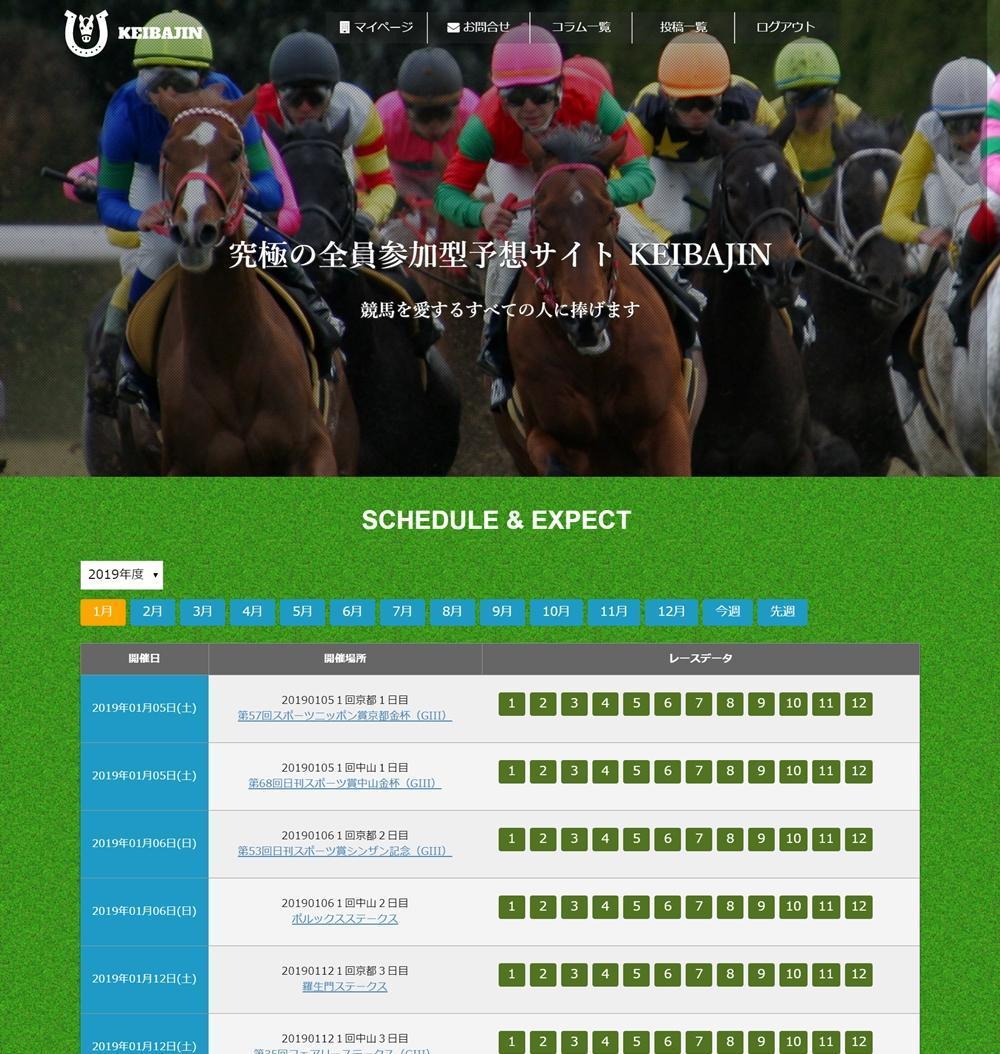 競馬予想サイト「競馬人」