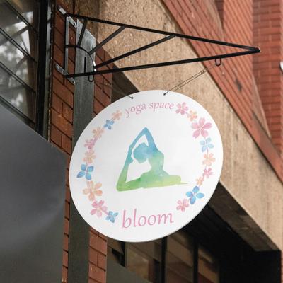 ヨガ教室bloom様のロゴ作成