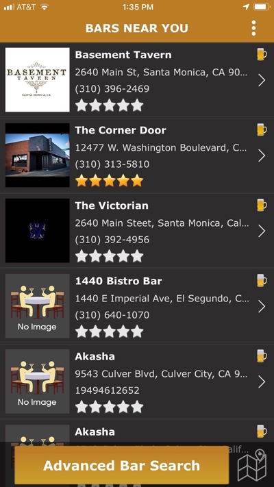 ご近所のバーアプリ(American Bar, iOS용)開発