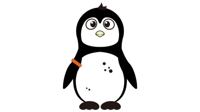 ペンギンのキャラクターアニメーション