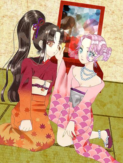 創作。アイビスペイントで描いたイラスト