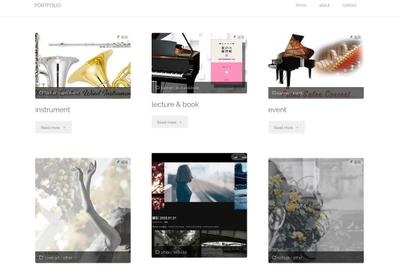 大手楽器店WEBサイトの下位ページ制作