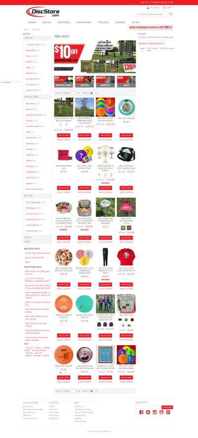 discstore (Magento, eCommerce)