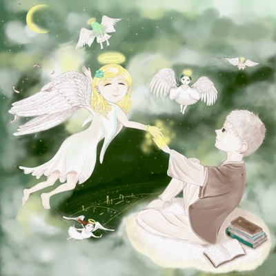 『天使の贈りもの』オリジナルイラスト