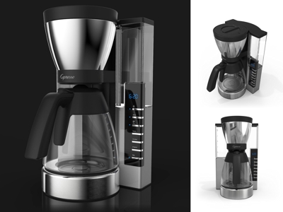 アメリカ市場コーヒーマシンのデザイン