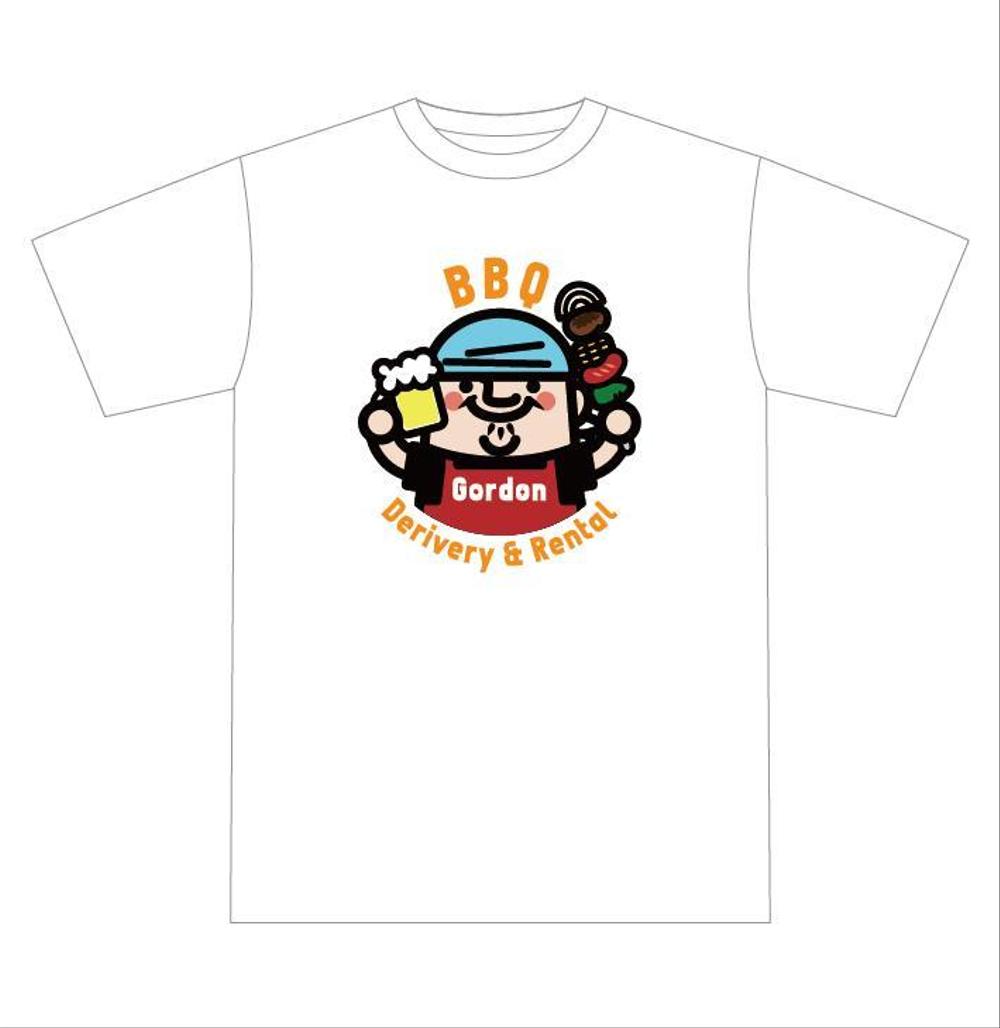 バーベキューレンタル会社のTシャツ