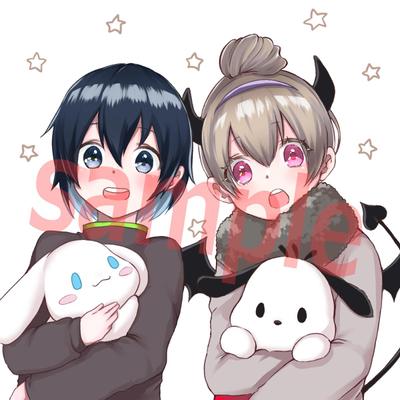 依頼で描かせていただいたイラスト