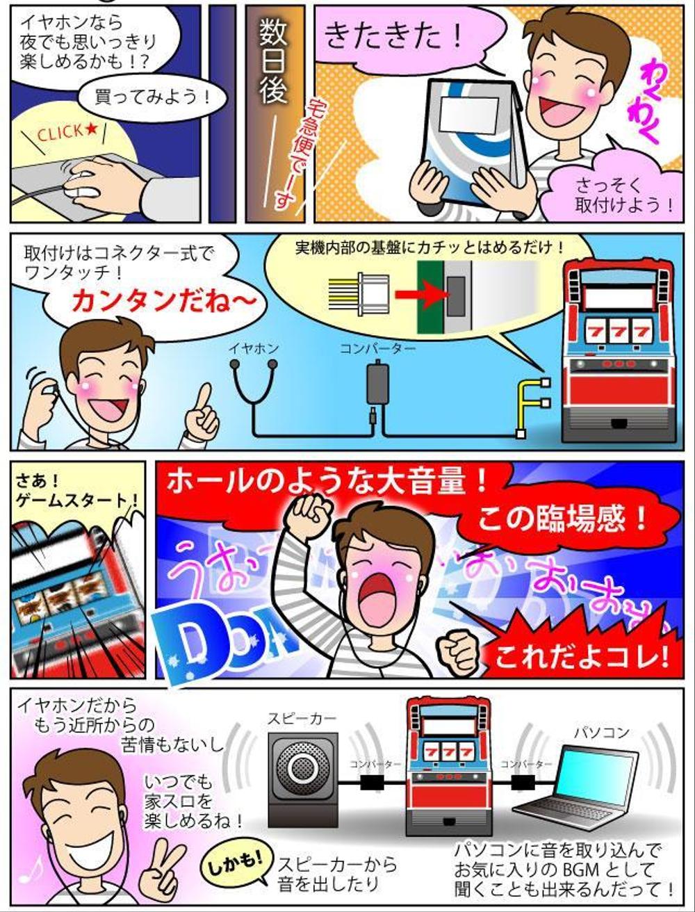 商品説明マンガ　スロットオプション編