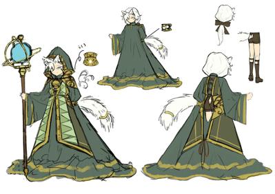キャラデザ参考例