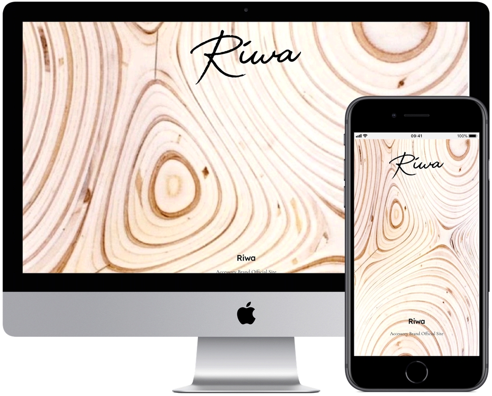 アクセサリーブランド「Riwa」WEBサイト制作