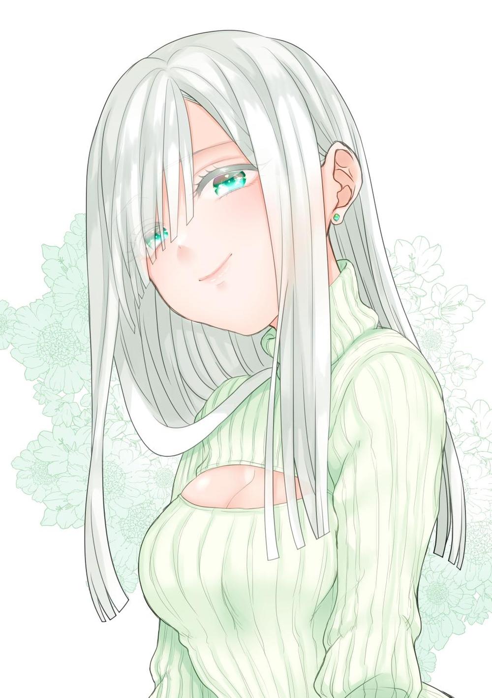 低価格で大人気の 銀髪碧眼の女の子 ランサーズ - 絵画