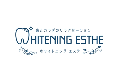 ホワイトニングエステのロゴ製作