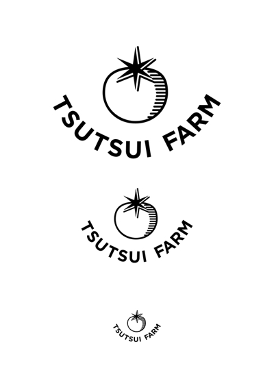 トマト農家のロゴです