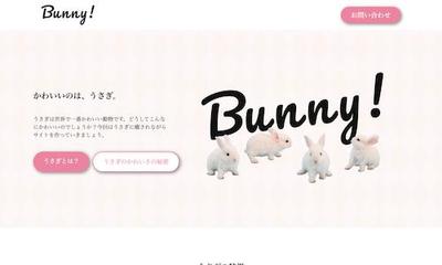 【コーディング練習】ウサギの紹介ページ