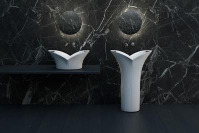 浴室洗面器のプロダクトデザイン