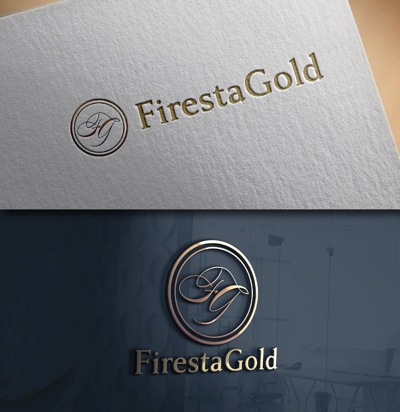 アパレルネットショップ運営会社 Firesta Gold様ロゴデザイン案