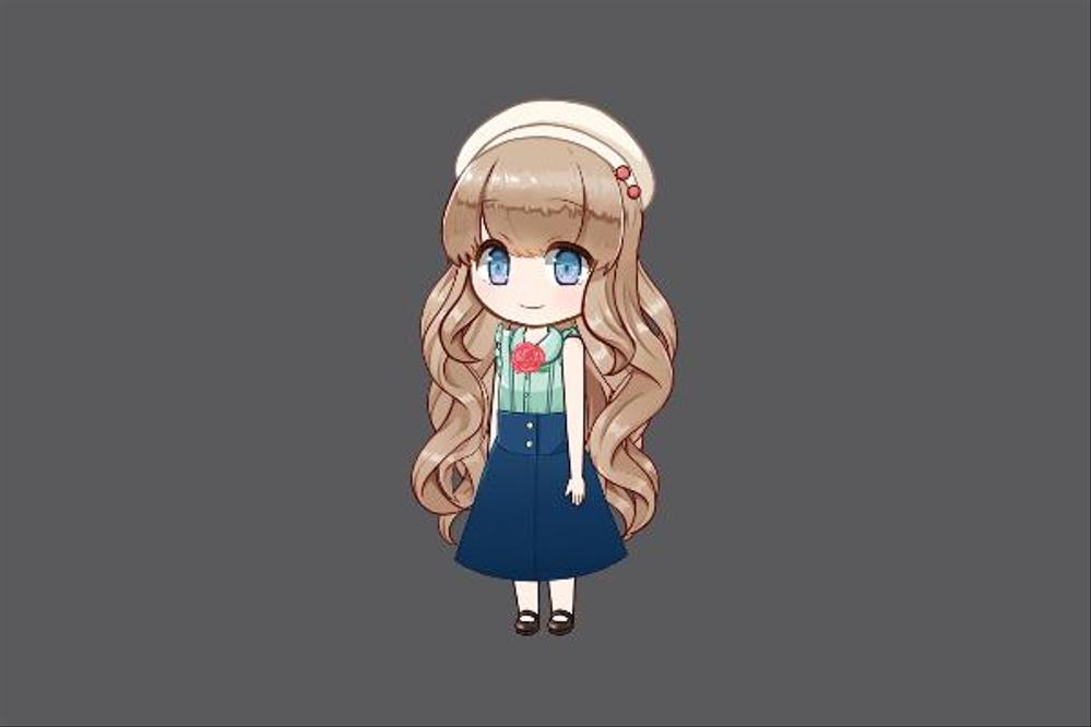 サンプルキャラ待機