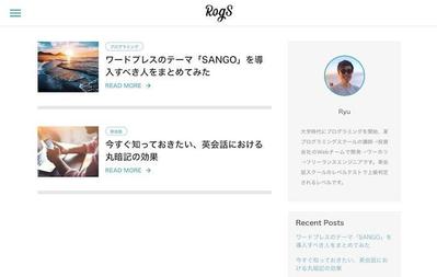 Wordpress自作テーマでブログの運営を始めました。