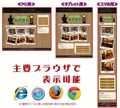 レスポンシブＷＥＢデザイン