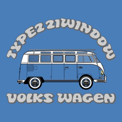VW TYPE2 21WINDOW 　RIGHT SIDE