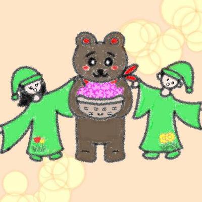 春の知らせ　byクマくん