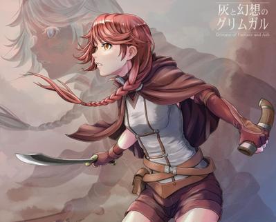 二次創作のカラーイラスト