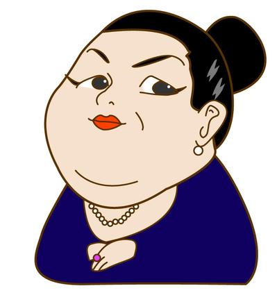 似顔絵イラスト「マツコ・デラックス」